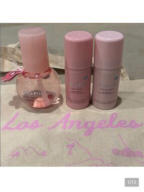 CCO MANE products tote: Pinky Promise hair mist, heat protectant, dry texturizer